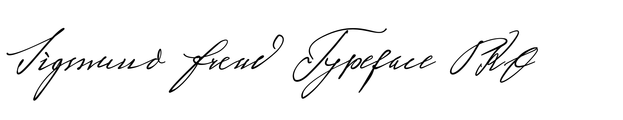 Sigmund Freud Typeface PRO image